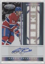 2011-12 Certified 202/499 Aaron Palushaj #218 Auto 0b3