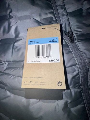 NWT $190 Nike Runing THERMA-FIT ADV AeroLoft Repeldawn Vest FB7542-084 Sz M-Tall - Picture 10 of 10