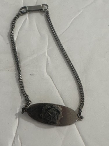 Raro Bracciale Vintage Alpha Epsilon Argento Sterling ID 6,5" - Foto 6 di 6