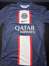 Nike Paris St Germain Mbappe Soccer Jersey Mens M Home GOAT Qatar Airways 22/23