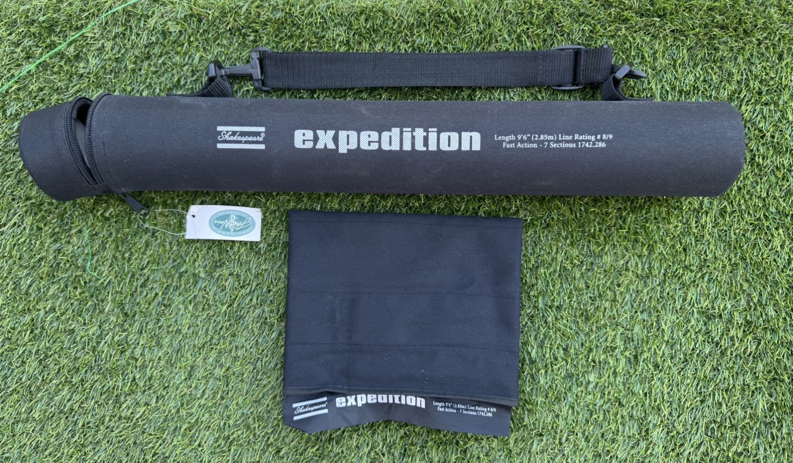 SHAKESPEARE EXPEDITION 7 PIECE TRAVEL FLY FISHING ROD 9’6” #8/9 HIKING HOLIDAY