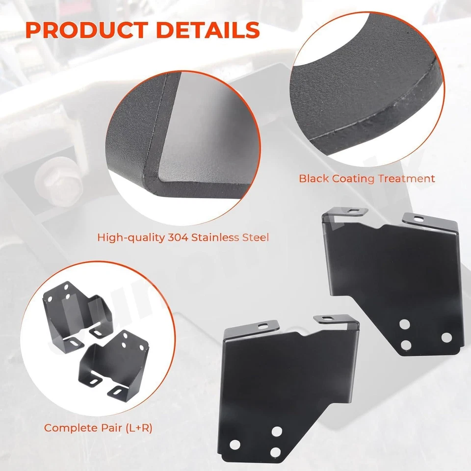 For Dodge Ramcharger & Trucks D/W 150 250 350 Front Bumper Support Bracket 86-93 - Imagem 4 de 4