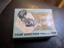 lensatic compass vintage NIB NOS 