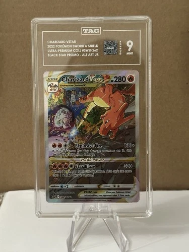 TAG 9 Charizard VSTAR SWSH262 SWSH Promo Holo Card