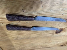 Westall Richardson Carving Set Hollow Ground Stainless Steel Sheffield Bakelite