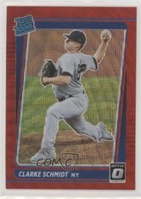 2021 Panini Donruss Optic Rated Rookie Red Wave Prizm Clarke Schmidt #41 4m3