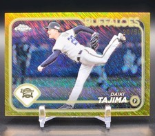 Daiki Tajima- 2024 Topps Chrome Nippon Pro Gold Shimmer Refractor 28/50, #11