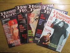 Hammer Horror Magazine Run 1-5  joblot