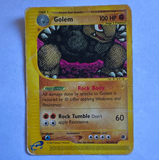 Nintendo Pokémon TCG Golem 49/165 Expedition Rare Regular Stage 2 100HP English