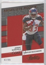 2017 Panini Absolute Absolute Rookie Jerseys 2/99 Jeremy McNichols #21 no9