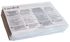 Panini Waffletechnology Check Scanner Cleaning Card (25 Cards) Without Box