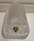 Vintage Waterford Crystal Stick Covered Butter Dish Beautiful