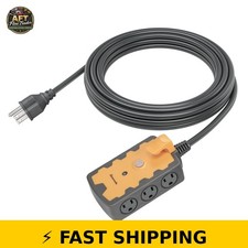 DEWENWILS 6-Outlet Power Strip with 15 FT Heavy Duty Extension Cord