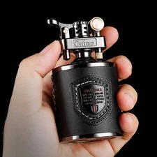 Candlestick Kerosene Lighter Windproof Retro Creative Grinding Wheel Lighter Men