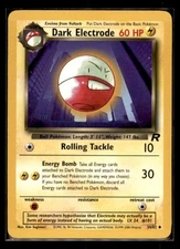 Dark Electrode Team Rocket Lightly played