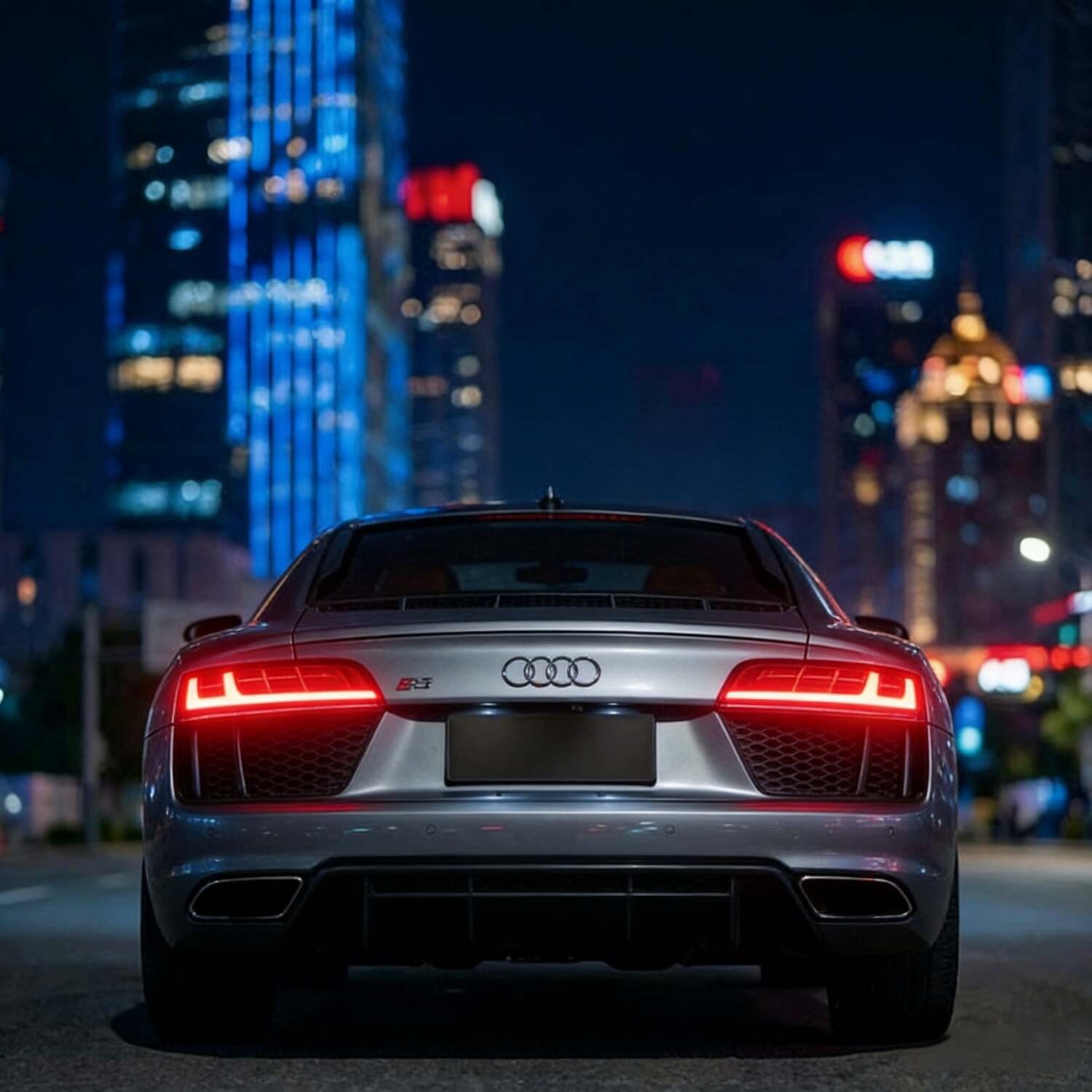 For Audi R8 08-16 LED Tail Lights Clear White Sequential Rear Lamps Set Pair