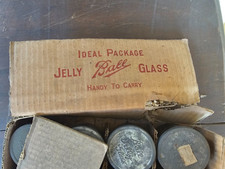 12 Ideal Ball Jelly Jars with Case Packaging 5 with fruit in them Great  Display