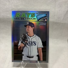 2026 Topps Heritage Chrome Refractor #181 Ian Seymour Rays RC