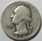 1938-S Washington Quarter - 90% Silver - #11350-2
