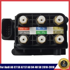 Air Suspension Solenoid Valve Block Fit Audi A6 C7 S6 A7 S7 A8 D4 S8 2011-2018