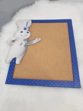 Vintage Pillsbury Doughboy Cork Bulletin Board Dough Boy Sign Display Kitchen