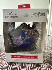 Wizarding World Harry Potter CHOCOLATE FROG BOX ORNAMENT Hallmark