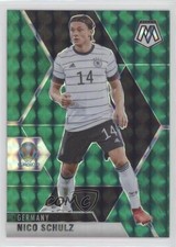 2021 Panini Mosaic UEFA Euro 2020 Green Mosaic Prizm Nico Schulz #127 3pu