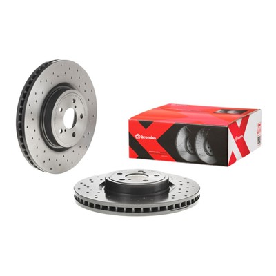 Brembo 09.A870.1X Brake Discs Front Driver or Passenger Side  26300AG000