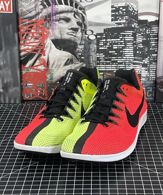 Nike Zoom Rival Track & Field Red Distance Spikes Men\'s Size 10.5 DC8725-601 New Nike Zoom Rival Distance DC8725-601 Red Volt Spike Shoes  main image 3