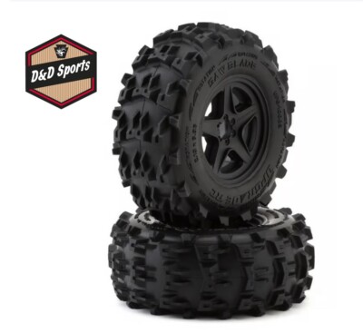UpGrade RC UPG-10003 - Saw Blade 2.8'' Pre-Mounted Off-Road Tires (2)