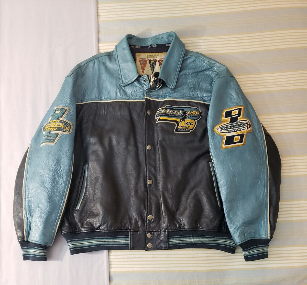 RARE 90s Vintage Avirex Cascade Renegades Indian leather RARE 90s Vintage Avirex Cascade Renegades Indian leather