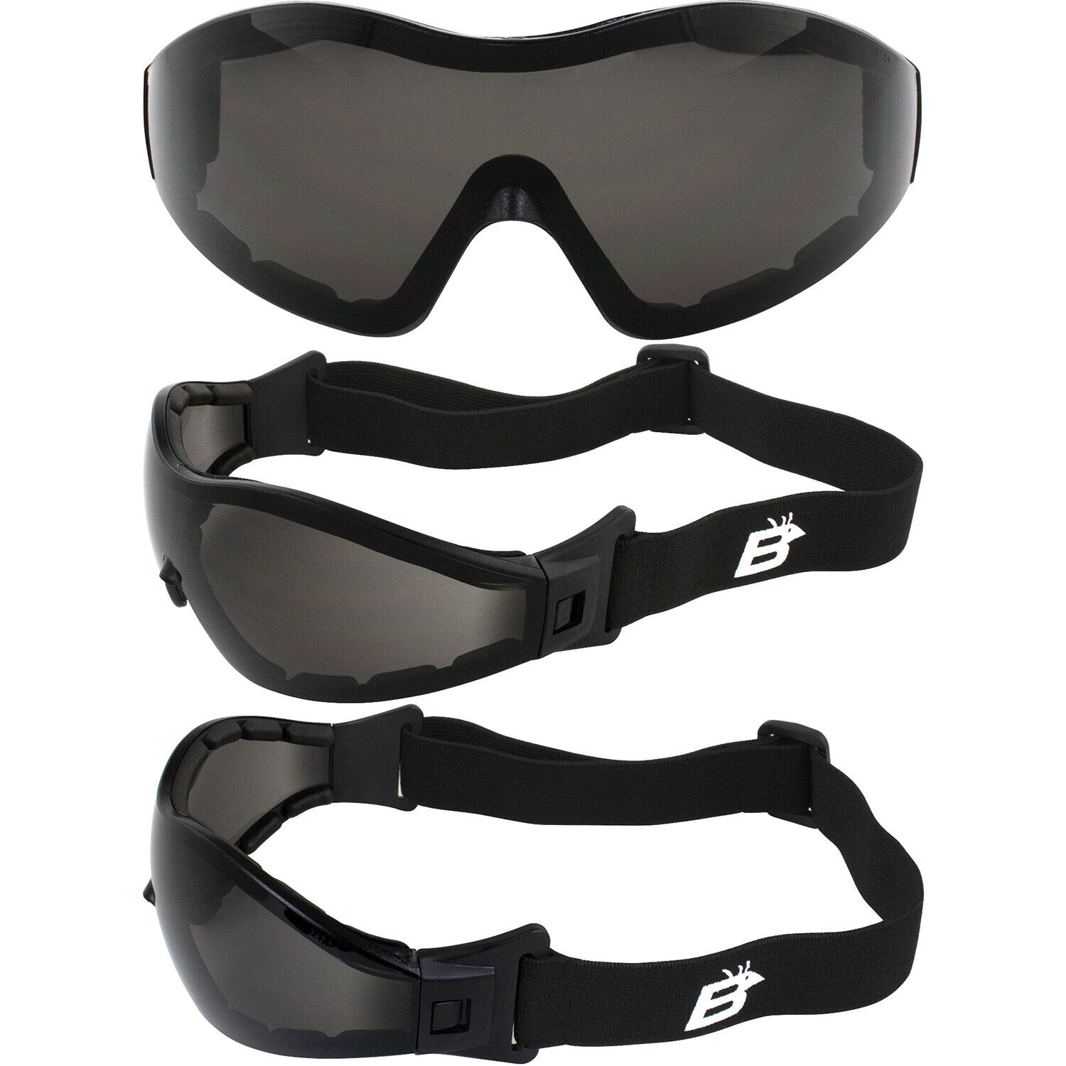 Birdz Boogie Foam Padded Z87.1 Safety Goggles Black Frames Birdz Boogie Foam Padded Z87.1 Safety Goggles Black Frames