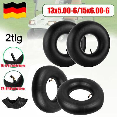 Luftschlauch 13x5.00-6 Mit TR13 Ventil - Für Rasentraktor Und Aufsitzmäher