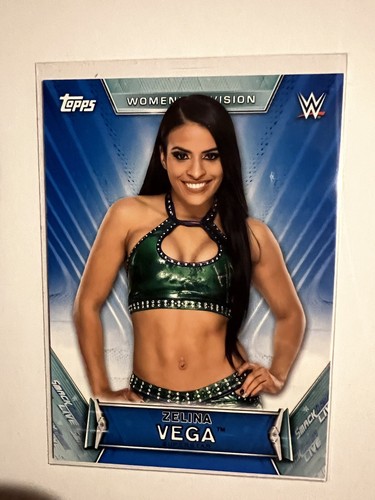 2019 Topps WWE Women's Division 🔥Blue /25 Zelina Vega - Picture 3 of 5