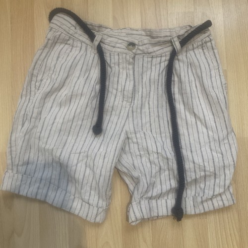 Esmara Linen-Cotton Blend Shorts - Floral, Stripe, Plain Blue - Different sizes - Picture 12 of 16