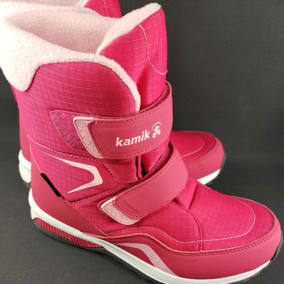 Kamik Chinook Botas de Nieve Impermeables Rosa Invierno EE. UU. Talla 5 Foto 3 de 4