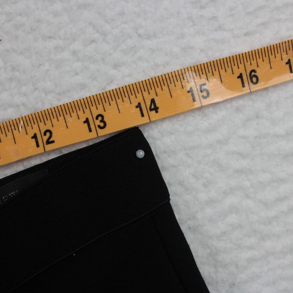 J.Crew 31090 Women's Pixie Ponte Legging Pants Size 6 Solid Black - Image 4 of 4