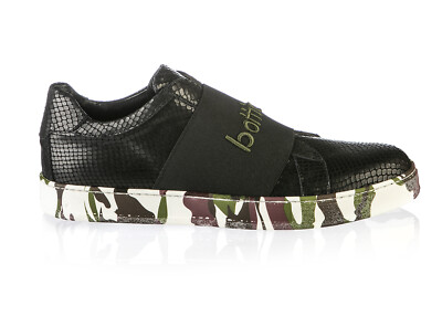 Roberto Botticelli Leather Italian Snekers New Black