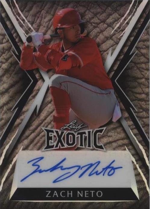 2023 Leaf Exotic - Zach Neto #BA-ZN1 - 1 of 1