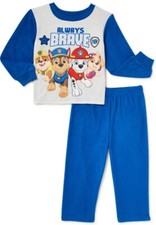 Nickelodeon Paw Patrol Pajamas Set Toddler Boy's Sz 12M 2 Piece Puppies Blue