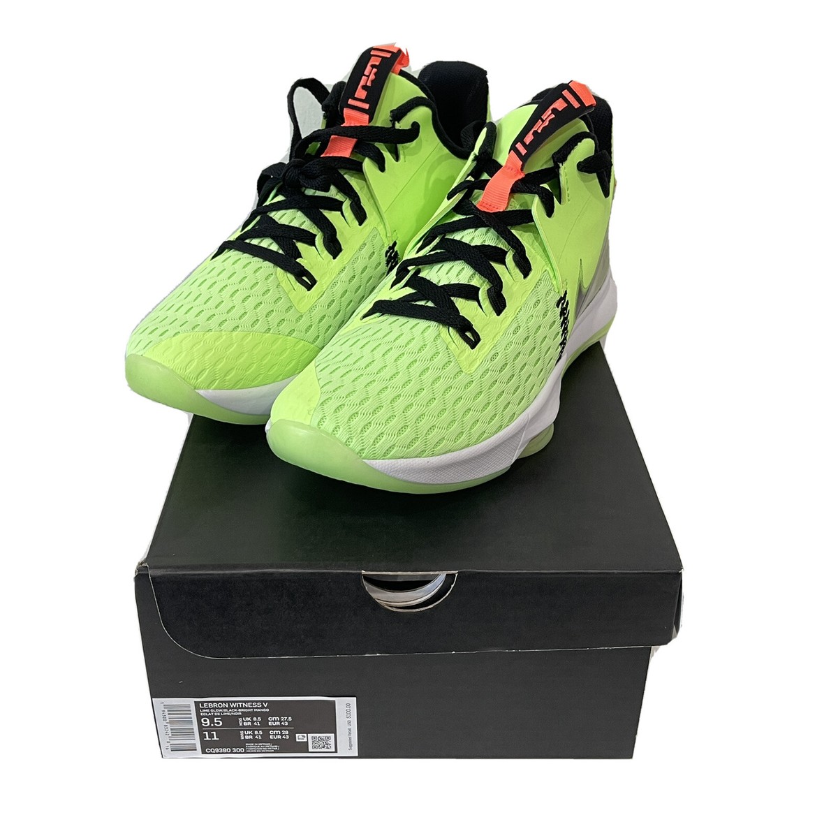 Size Nike LeBron Witness Grinch for sale online