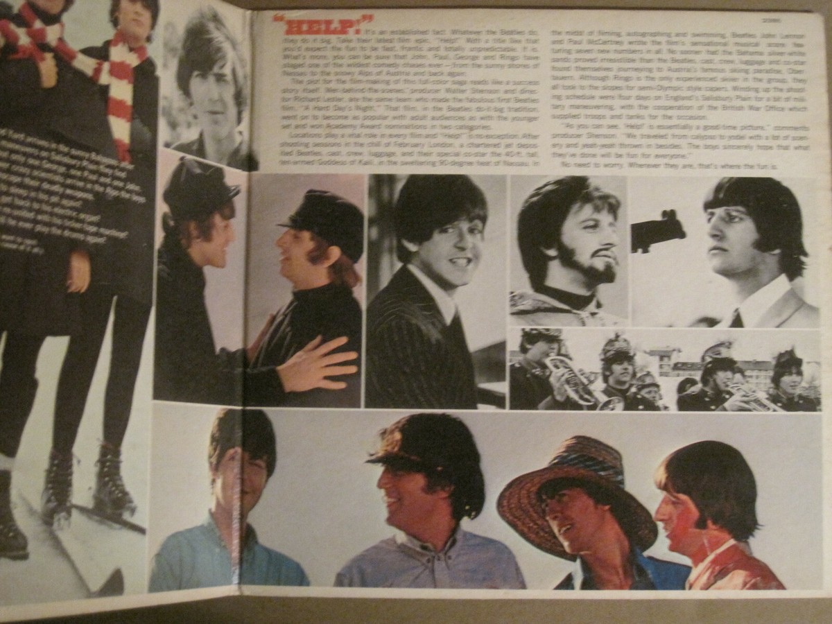 THE BEATLES HELP! (ORIGINAL SOUNDTRACK) LP ORIG '65 CAPITOL