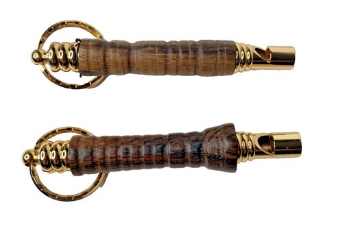 Llavero compartimento secreto silbato madera - Imagen 1 de 7