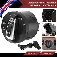 For VW Golf MK5 Passat Auto Car Headlight Fog Light Switch & Sensor #5ND941431B.