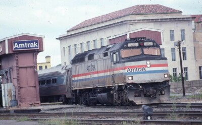 AMTRAK Railroad Train Locomotive 273 SPRINGFIELD MA Original 2000 Photo ...