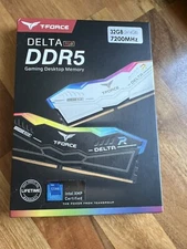 Team T-Force Delta RGB 32GB (2 x 16GB) 288-Pin PC RAM DDR5 7200 (PC5 57600) Desk