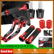 For HONDA PCX125 PCX150 Brake Clutch Levers Handlebar Handle bar grip end plug