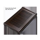 Luxury Africa Ebony Soild Wood Kung Fu Gongfu Tea Tray Water Storage Plate