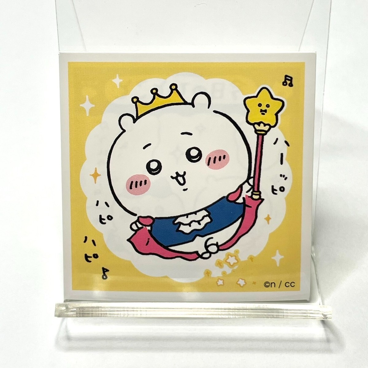 ハッチ様•*¨*•.¸♬︎ Chiikawa Hachiware Sticker Seal New Japan Nagano Bandai Japanese