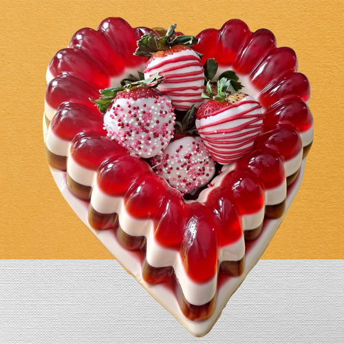 Molde Forma de Corazón para Gelatinas Molde de Plástico Forma de Corazón Molde de Jalea - Imagen 3 de 5